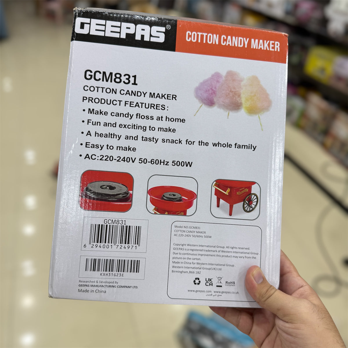 Geepas Cotton Candy Maker 831