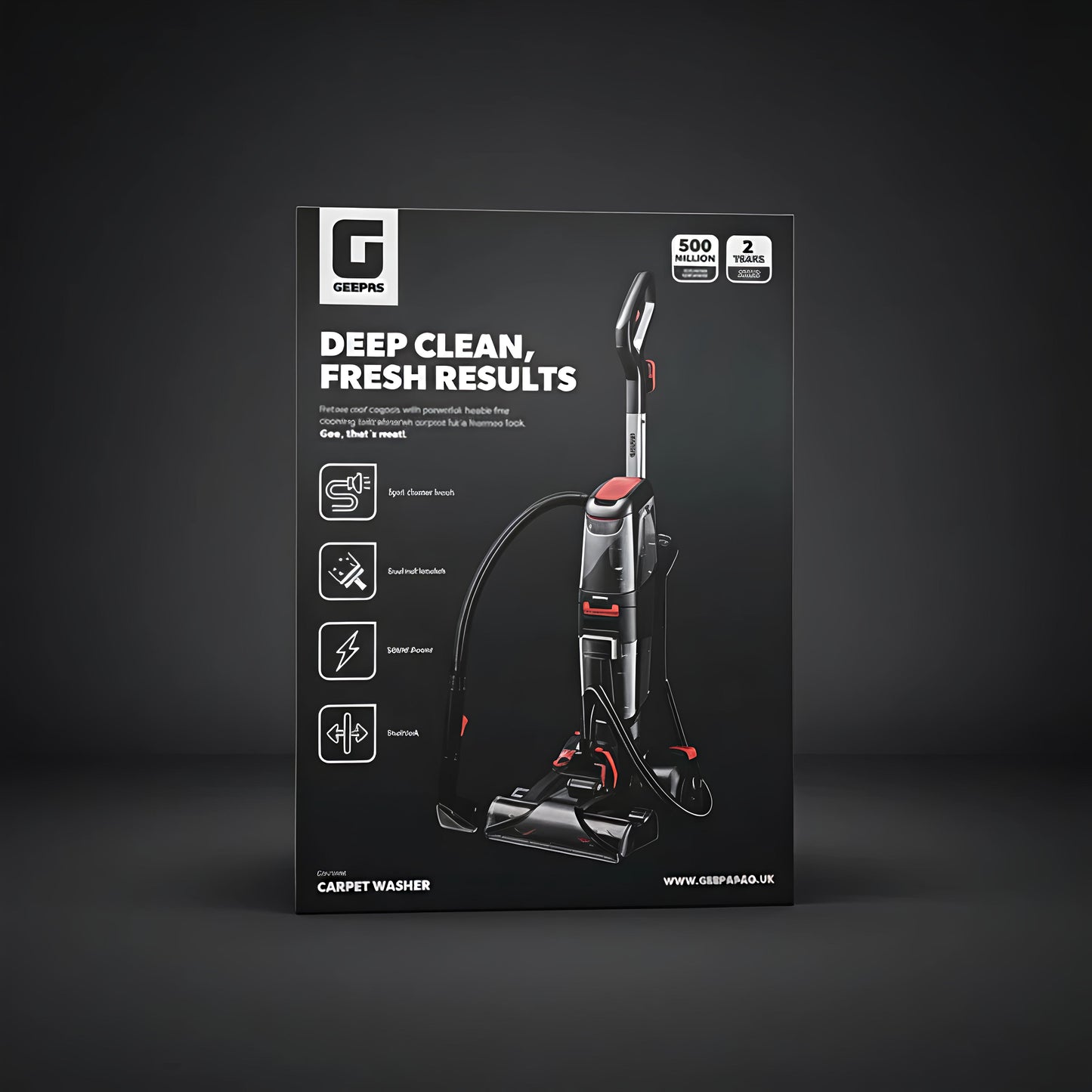 Geepas  Carpet Washer  floor cleaner GCW19060