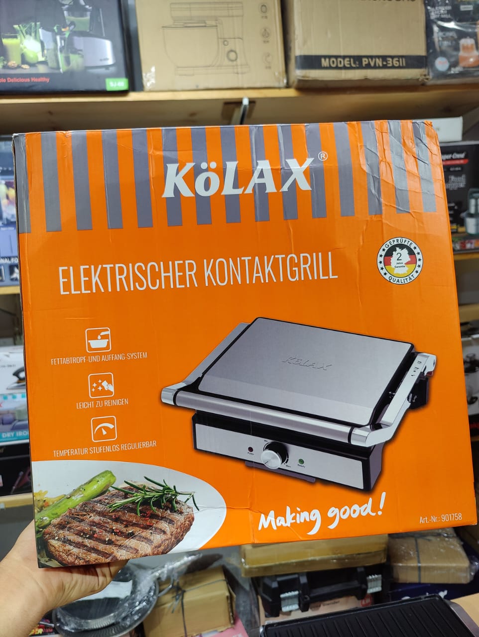 Germany kolax panini & grill maker