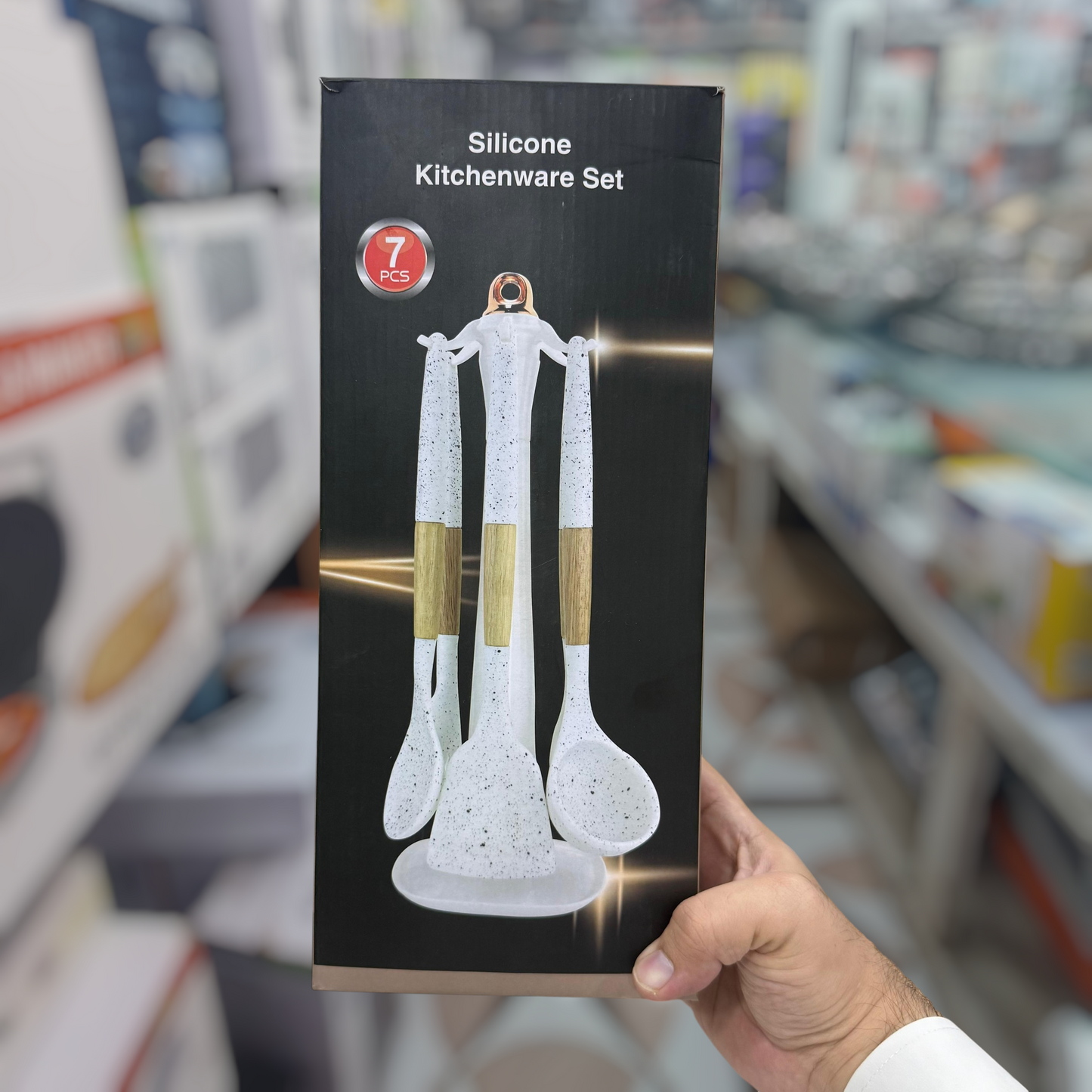 7pcs Silicone spoon Kitchenware Set