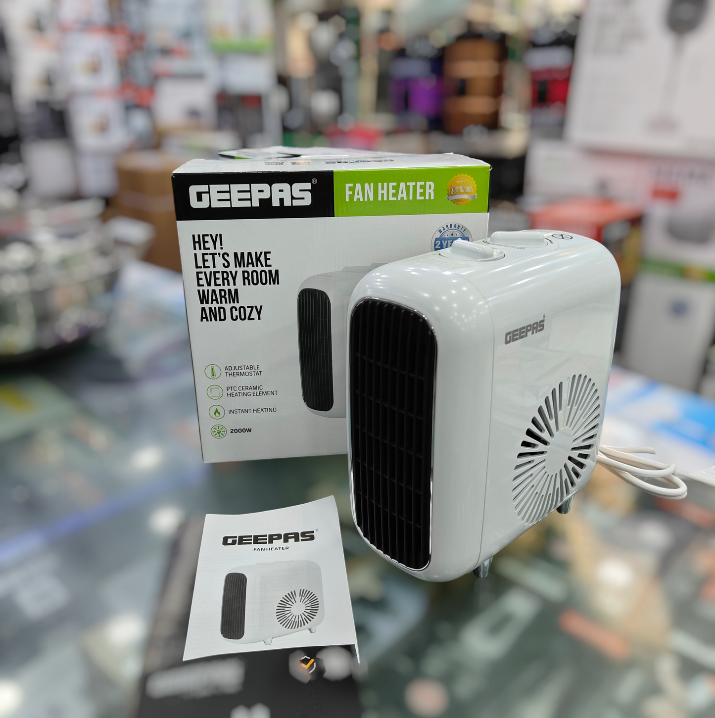 Geepas blower heater 28564