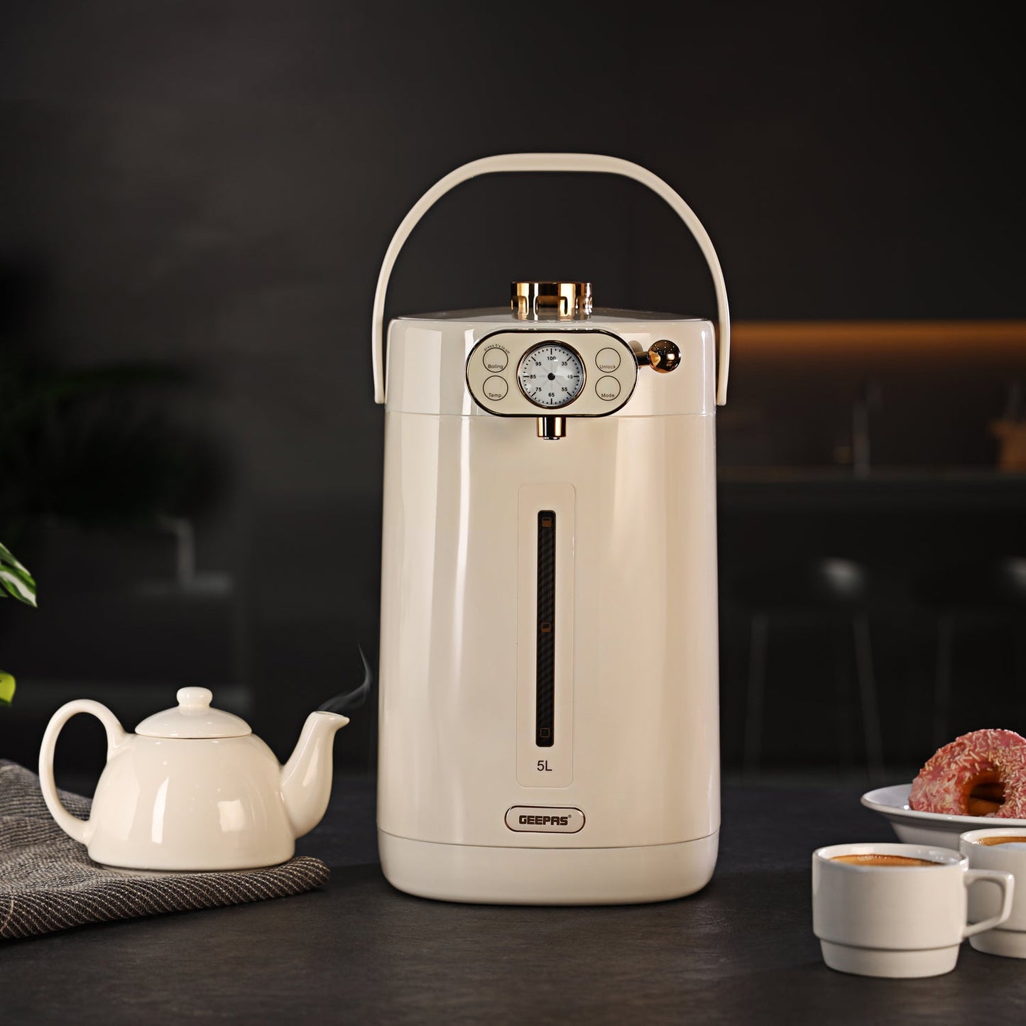 Geepas 5 Liter Electric Thermo Pot Stainless Steel Inner Pot GEV27026