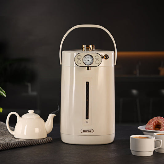 Geepas 5 Liter Electric Thermo Pot Stainless Steel Inner Pot GEV27026