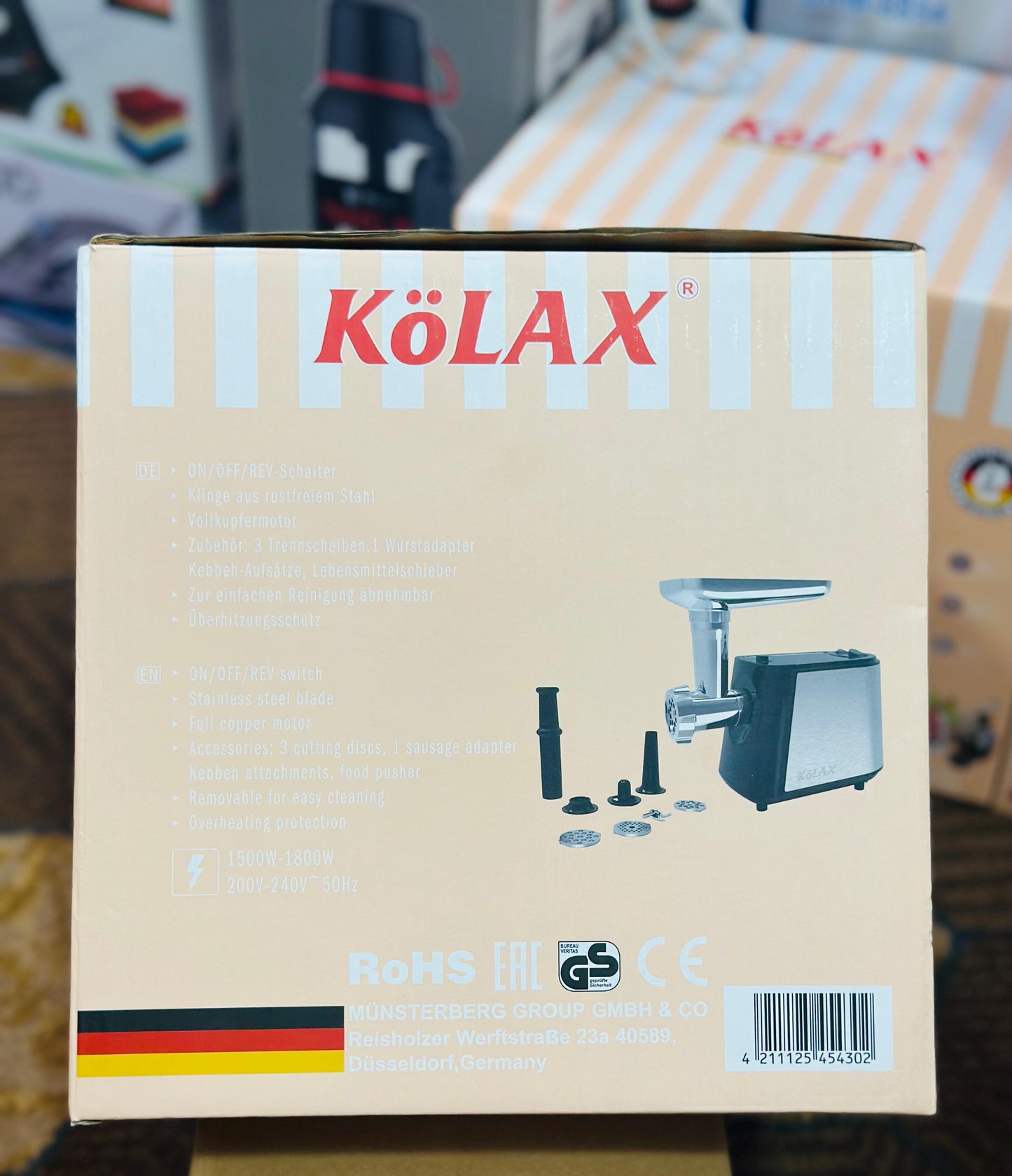 Germany lot KOLAX Meat Grinder
