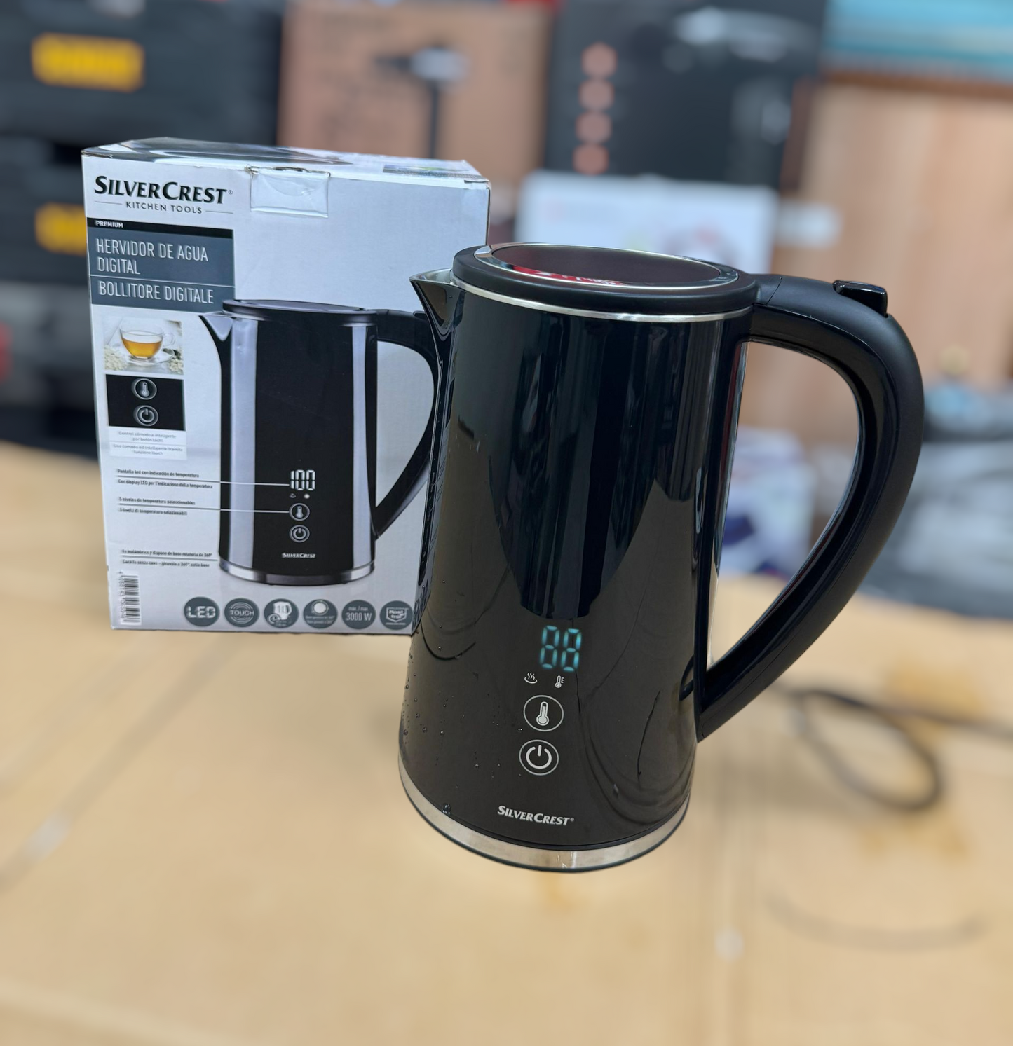 Silver Crest Premium Digital Kettle 1.7L