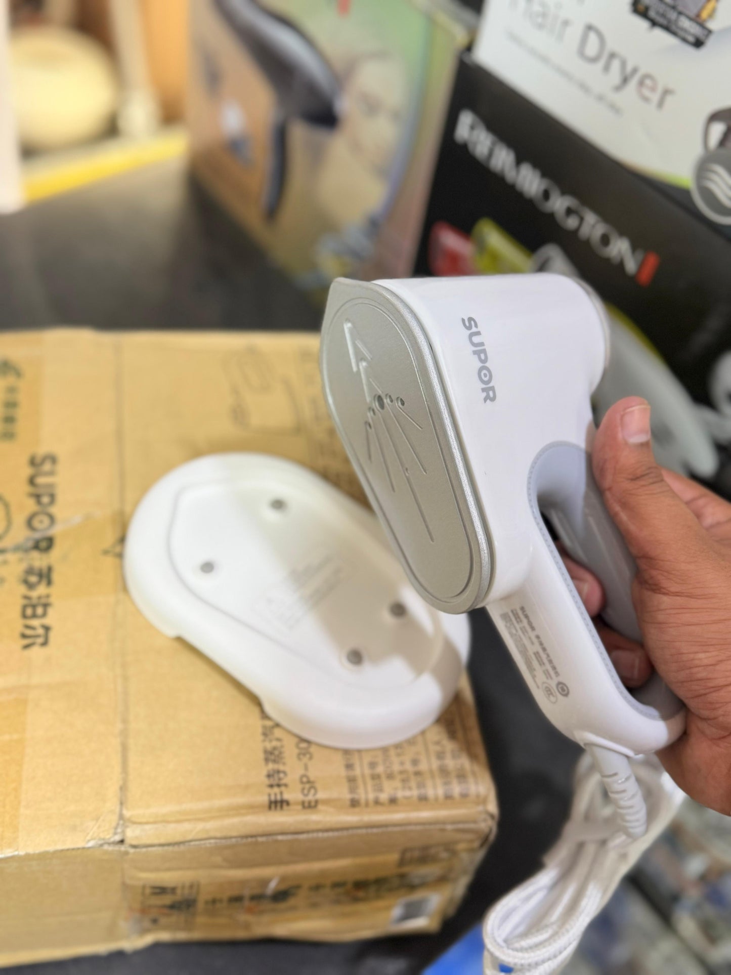 Lot imported hand held steam iron
