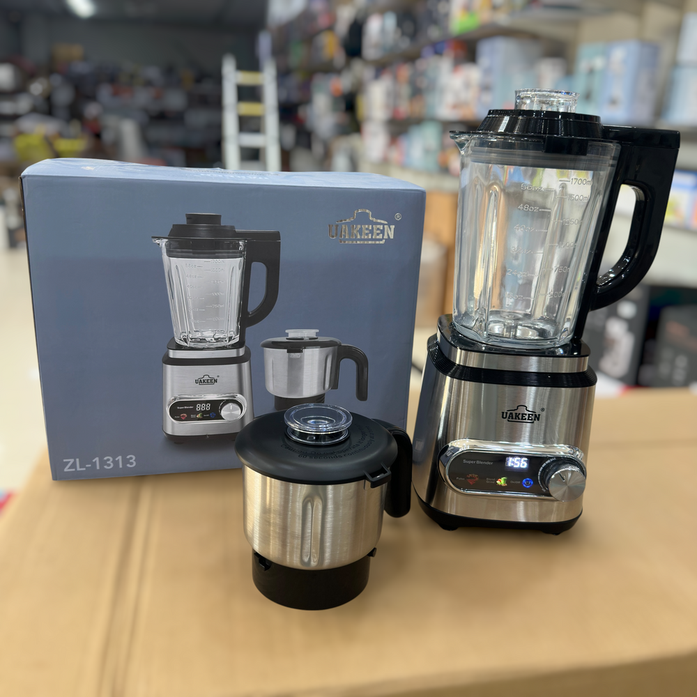 UAKEEN Germany 2in1 Digital Blender Grinder ZL-1313 1000W