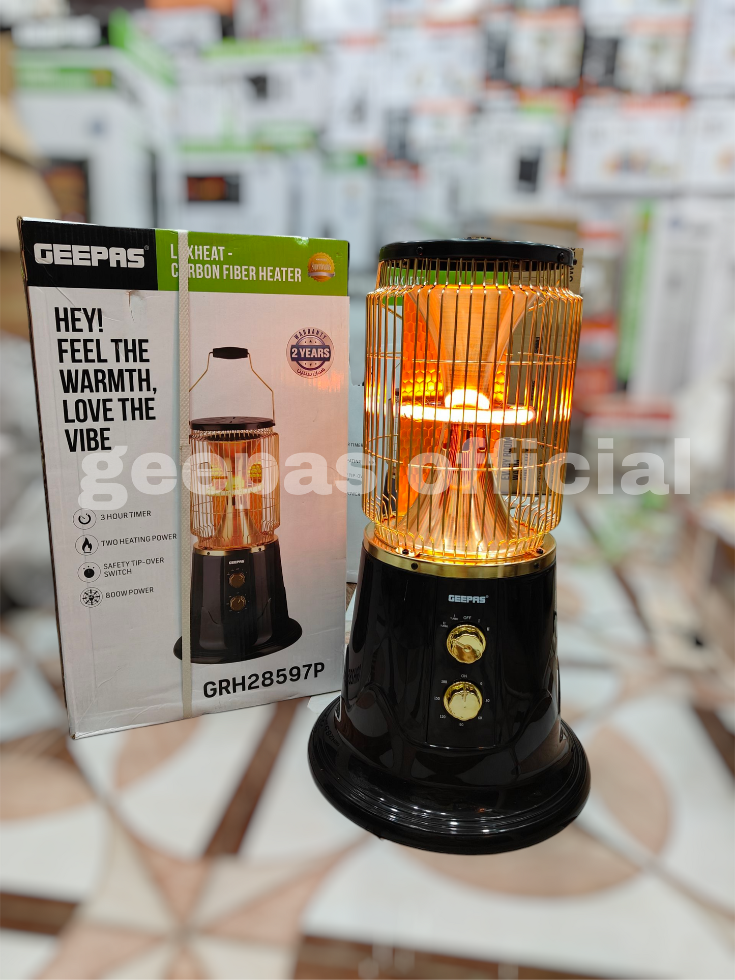 GEEPAS Corban fiber turbo heater