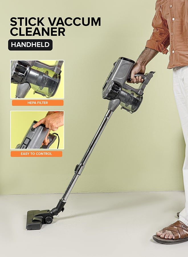 Geepas 2 in 1 corded stick vacuum cleaner GVC 19036