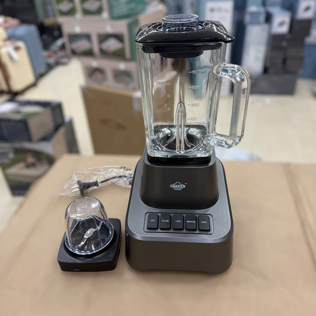 Uakeen Ice Crushing Blender & Grinder ZL-1312