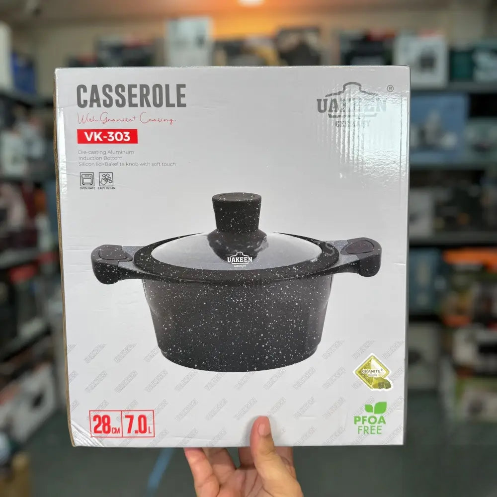 Uakeen 7L 28cm Casserole - German Lot