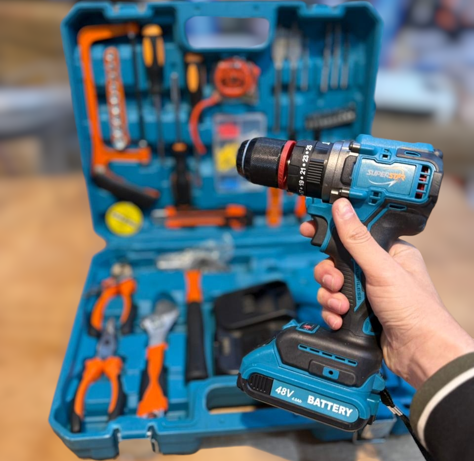 Super star Brushless drill set & Toll set 48v