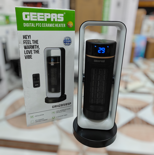 Geepas PTC Digital ceramic blower heater GRH 28595p