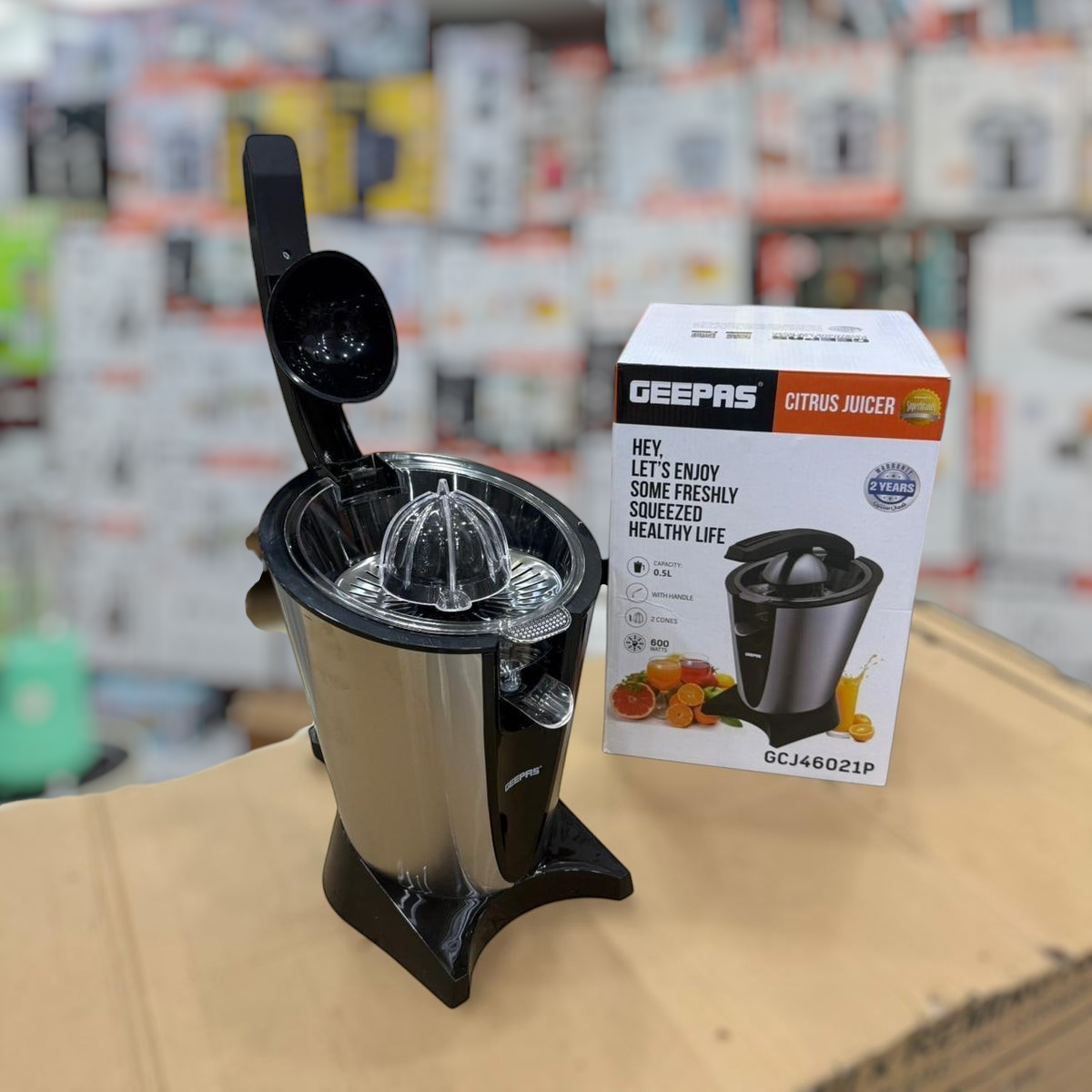 Geepas Handle Citrus Jucer 46021