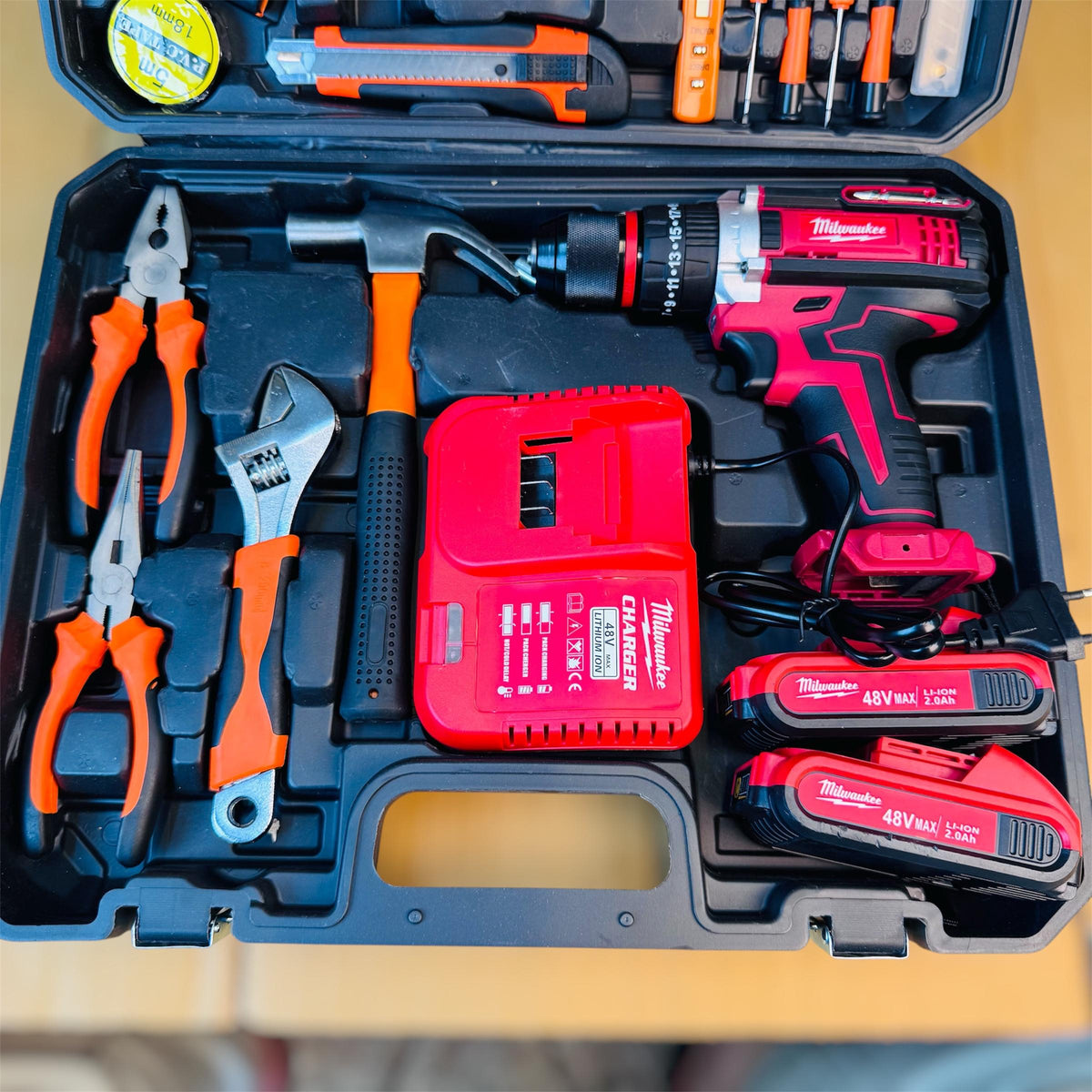 Milwaukee 48v 117 pieces drill set