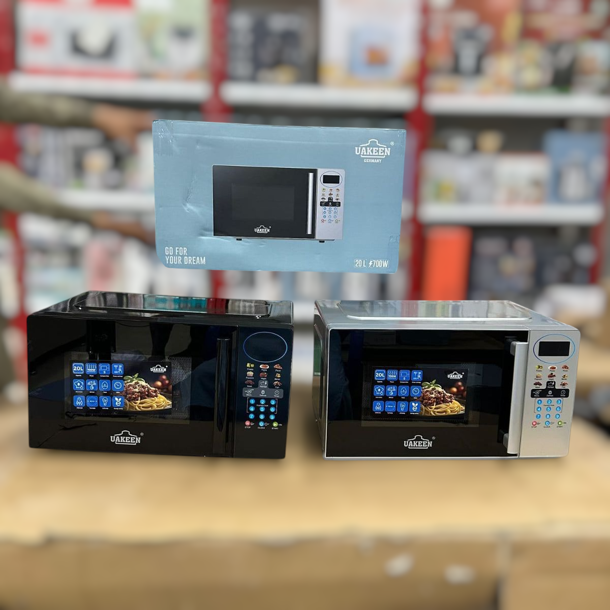 Uakeen 20L Digital Microwave Oven ZL-1904B