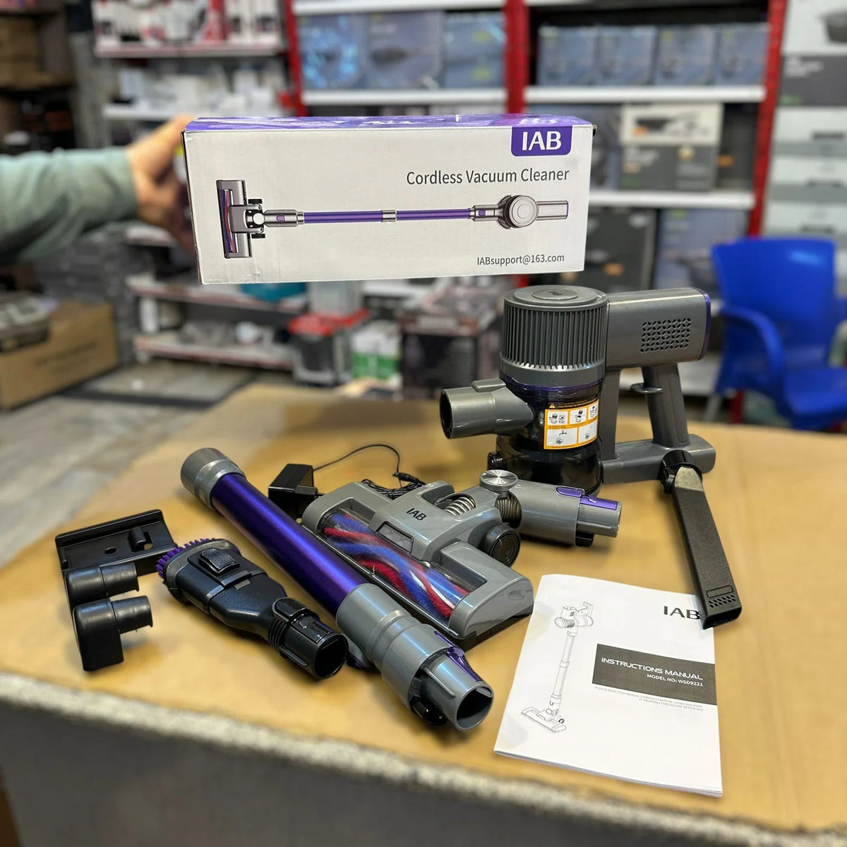 IAB Rechargeable Cordless Vacuum Cleaner 9221