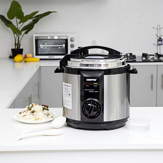 Geepas 6 Litre Electric Pressure Cooker GPC-307-6L (2 Year Warranty)