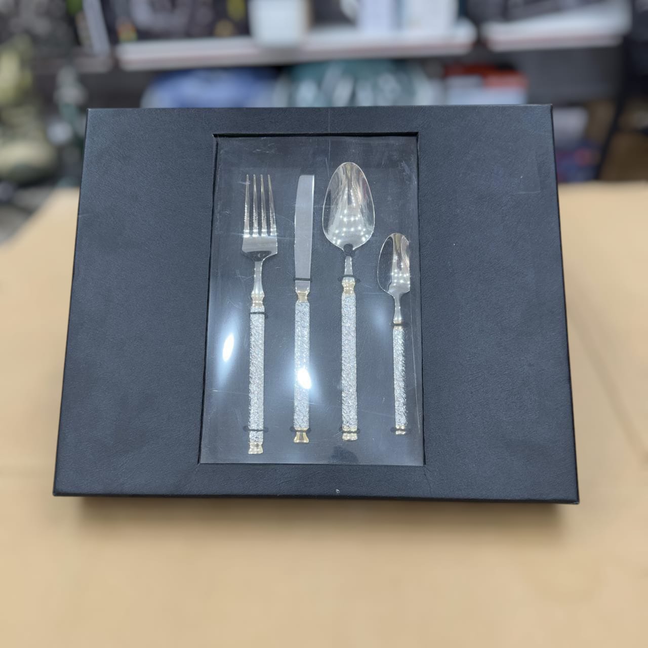 36pcs Elegant Stainless Steel Cutlery Set-Zah