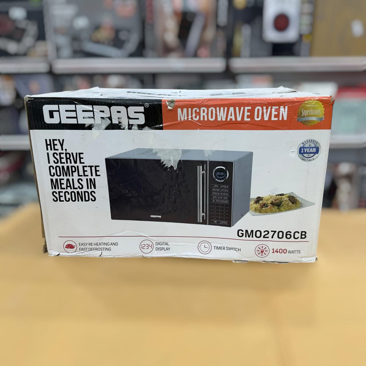 Geepas 30L Microwave Oven 2706