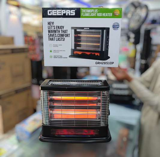 Geepas flame & Rod heater GRH 28510p