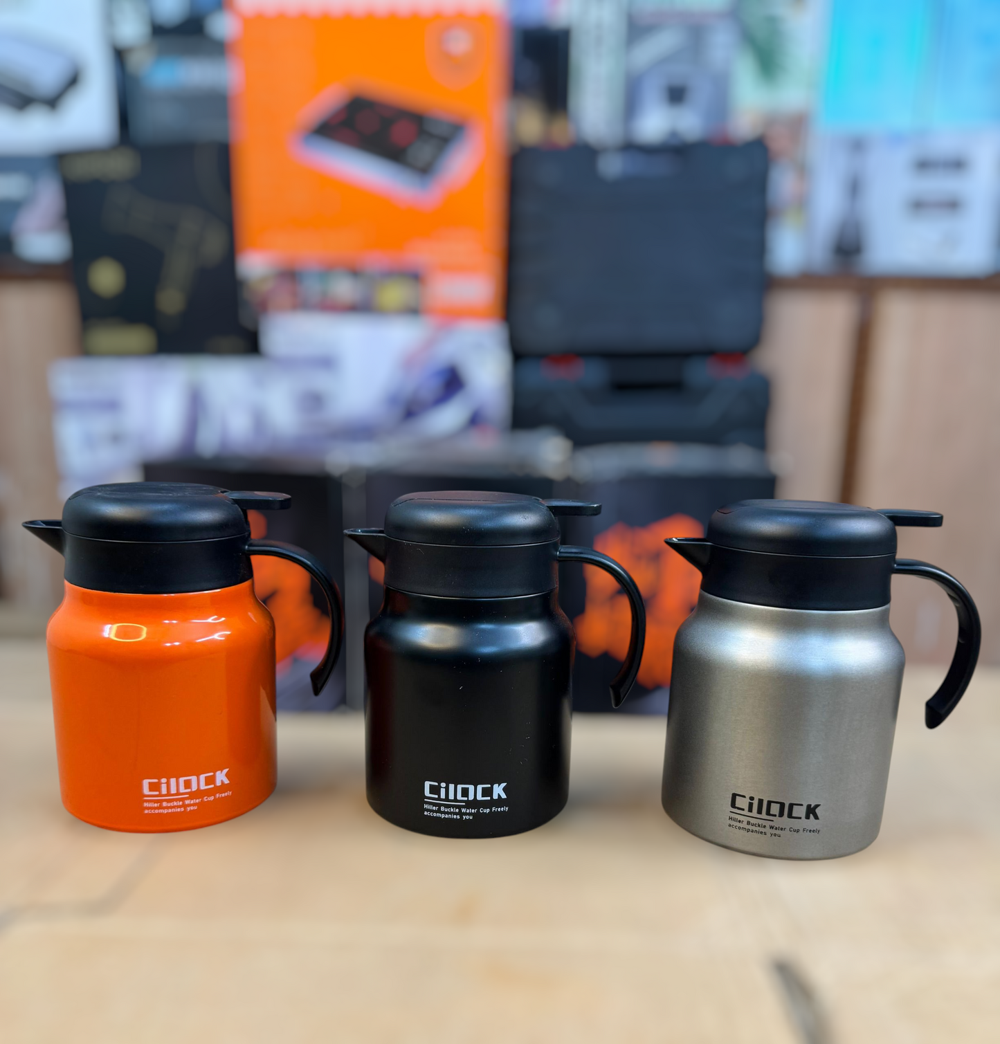 amazon lot stainless steel 1000ML vacuum flask