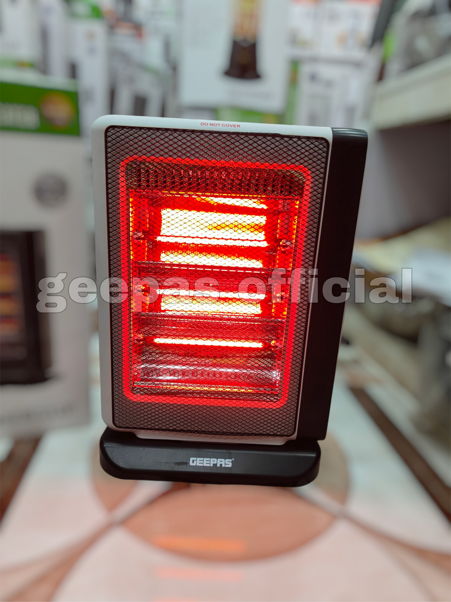 Geepas Red halogen heater