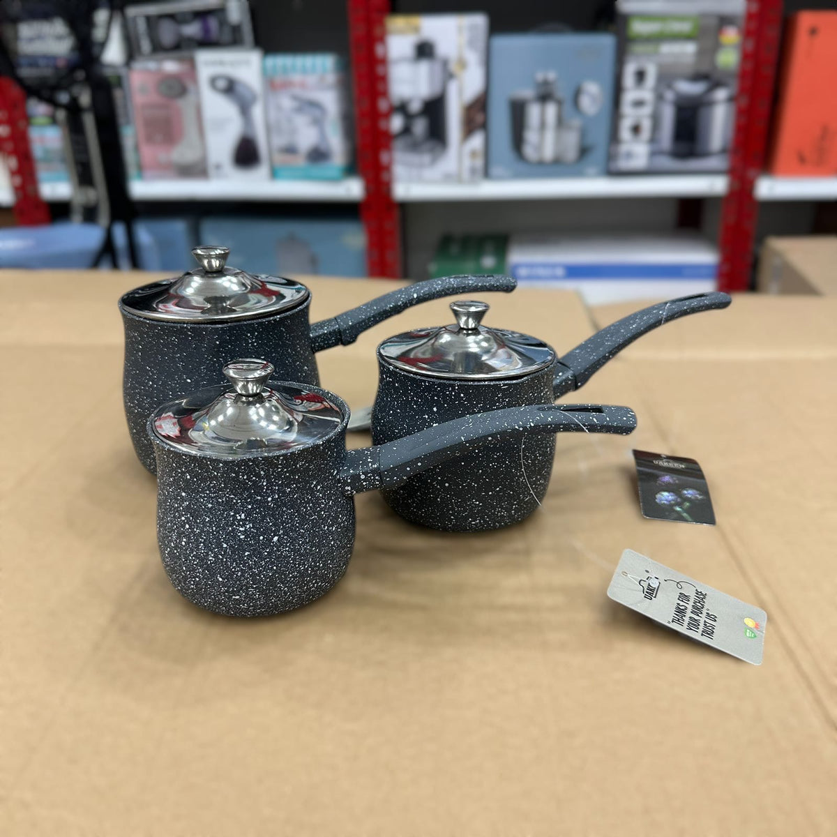 Uakeen Germany Aluminum Coffee Cups/Cookware Set 6pcs VK-23