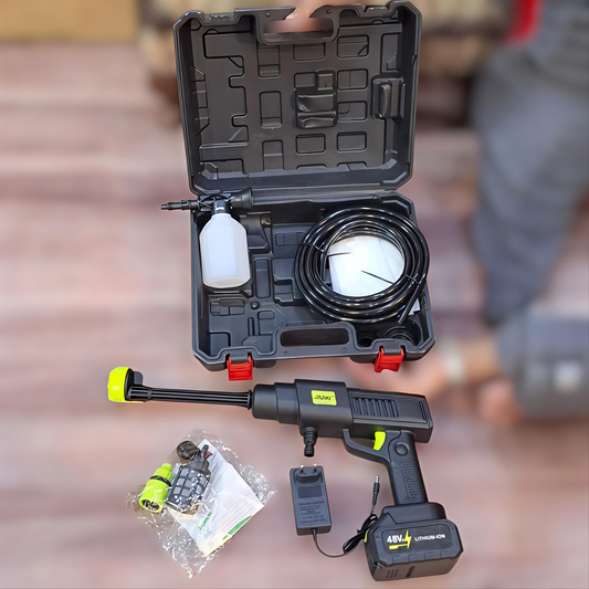 MDHL touch solar & car washer 48v double battery